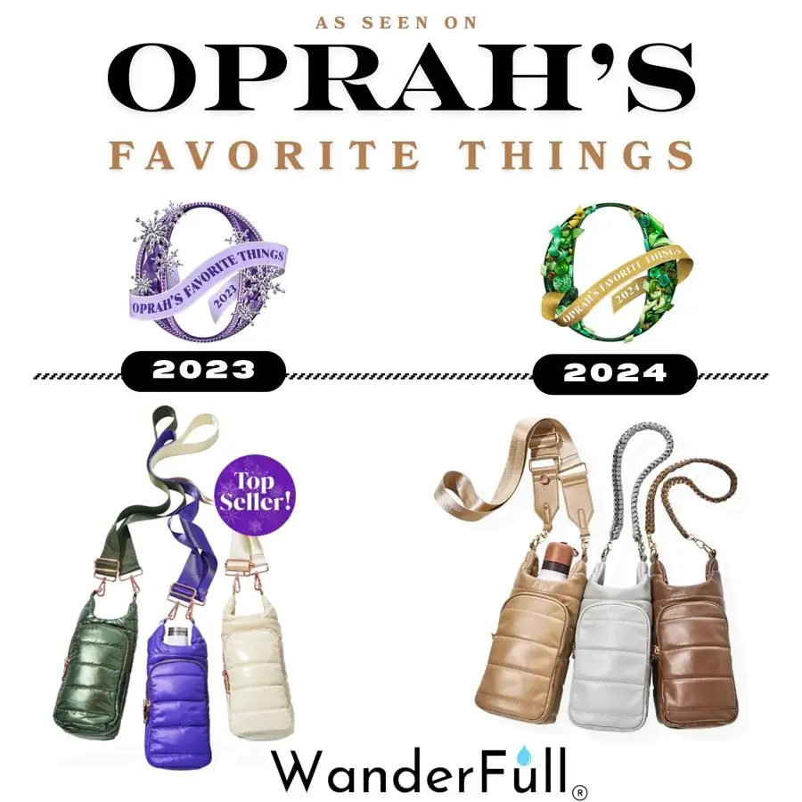 حقيبة مائية، حامل زجاجة مياه مع حزام، أشياء أوبرا المفضلة 2023، حقيبة حمل زجاجات المياه عبر الجسم بدون استخدام اليدين مع جيب للهاتف