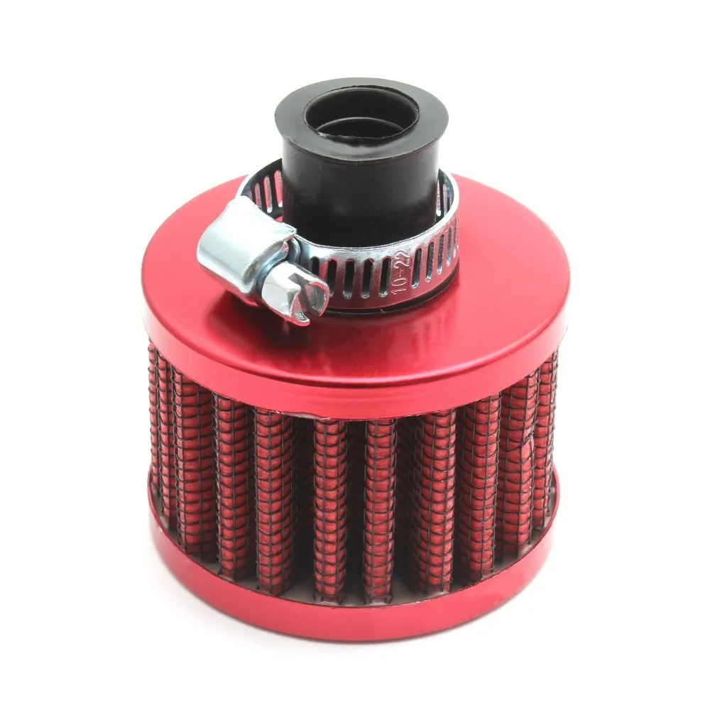 Universal 12mm Small Air Filter Motorcycle Turbo High Flow Racing Cold Air Intake Filter Mushroom Head Car Accessories AF-1002