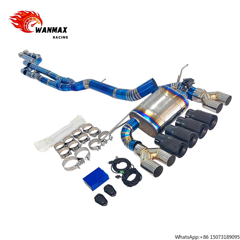 

Titanium Alloy Valvetronic Exhaust System Catback Muffler for F8X F80 F82 F83 M3 M4
