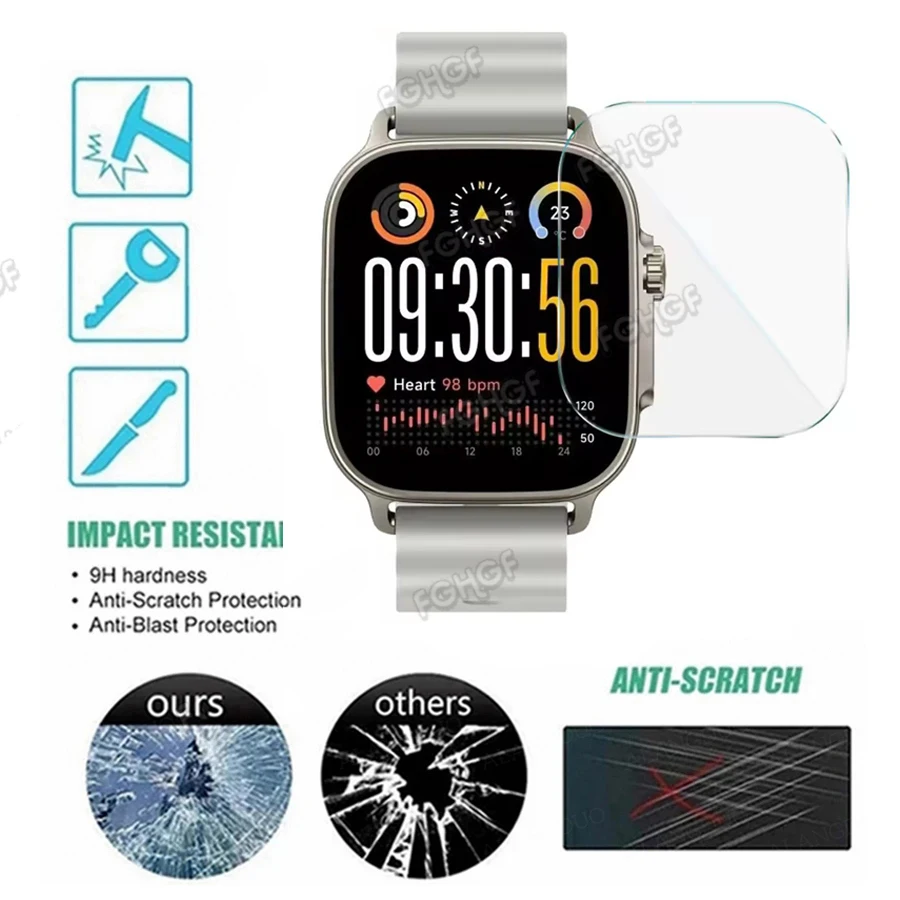 9H Tempered Glass For Realme Watch 5 Screen Protector Anti-scratch HD Protective Film For Realme Watch 5 Cover Accessories
