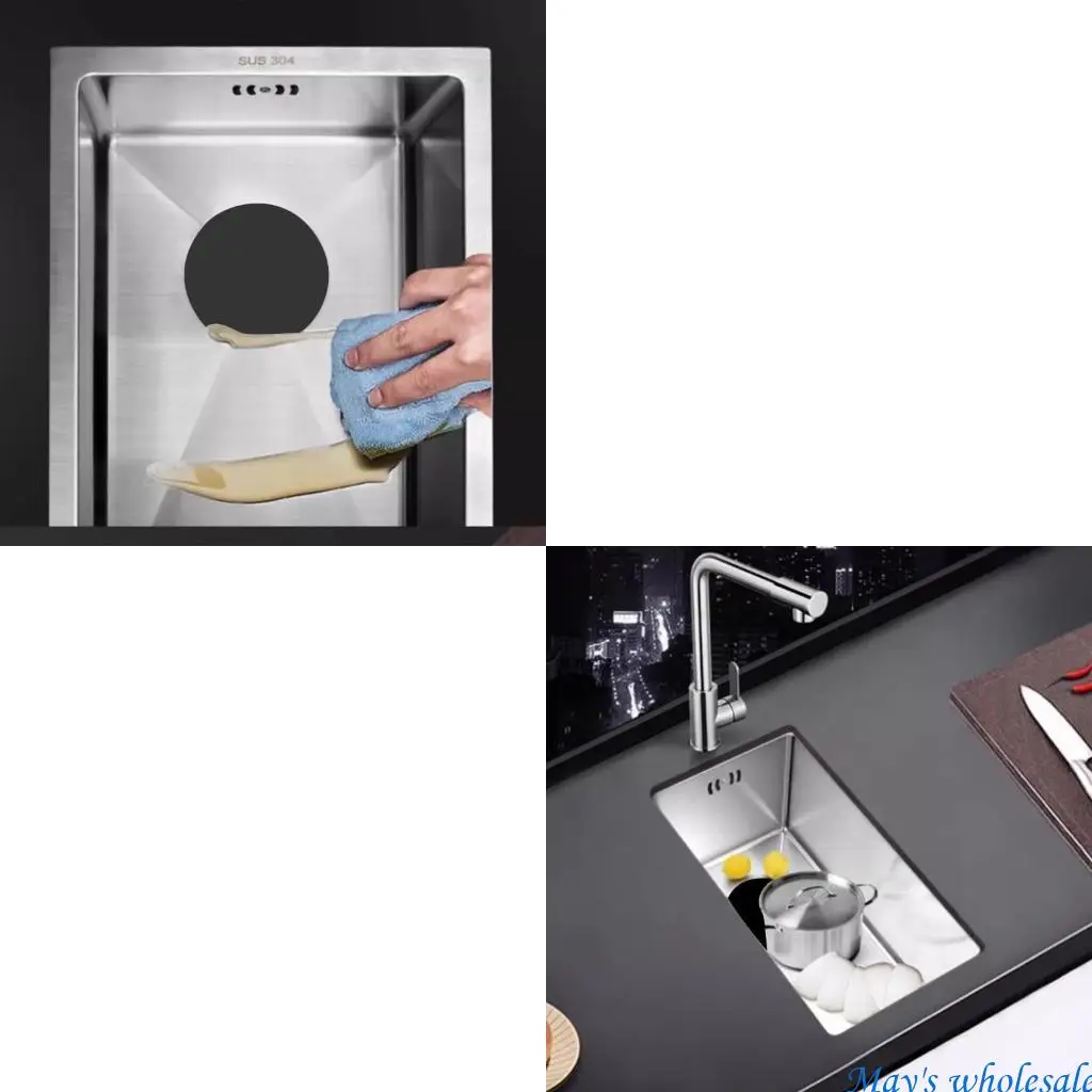 

Квадратные кухонные мойки из нержавеющей стали, бассейн для мытья посуды, ванная комната, ручная раковина, раковина с одной для