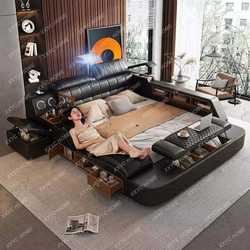 XX  people Single Sun 180X200CM double beds monster bed modern style Home furniture complete double bedro