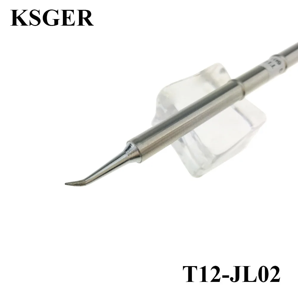 KSGER T12-JL02 J02 JS02 Soldering Iron Tips For STM32 OLED Digital Welding Tools DIY Kits 75W Auto-sleep