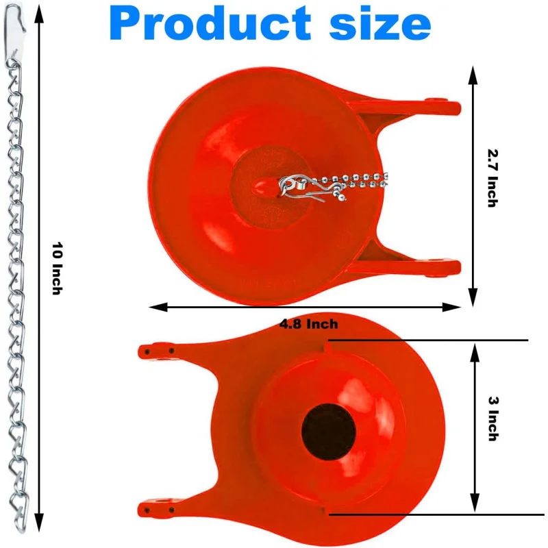 2-Large 3-Inch Toilet Flapper Flapper Model G-، THU138S، THU175S وTHU331S- ختم كبير الحجم، #5