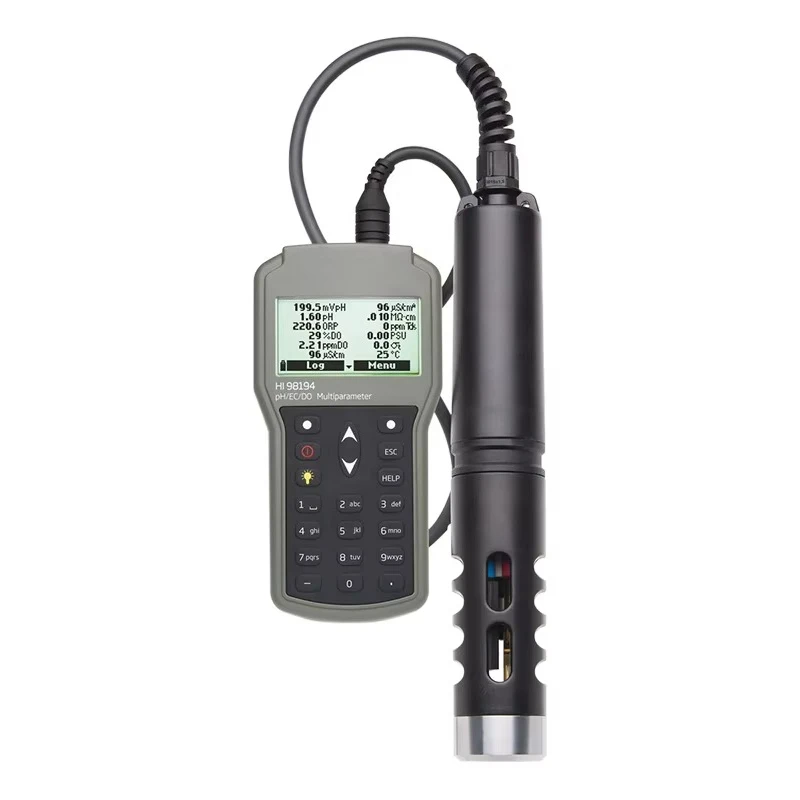 Analyzer Meter Tester for Water Quality Parameters Italy Hanna-Hi98194 Convenient Multi-Parameter Water Quality
