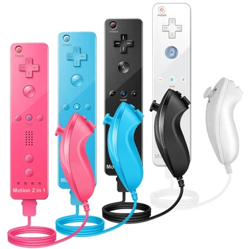 2 in 1 For Nintendo Wii Controller Set Optional Motion Plus Joystick Wireless Remote…