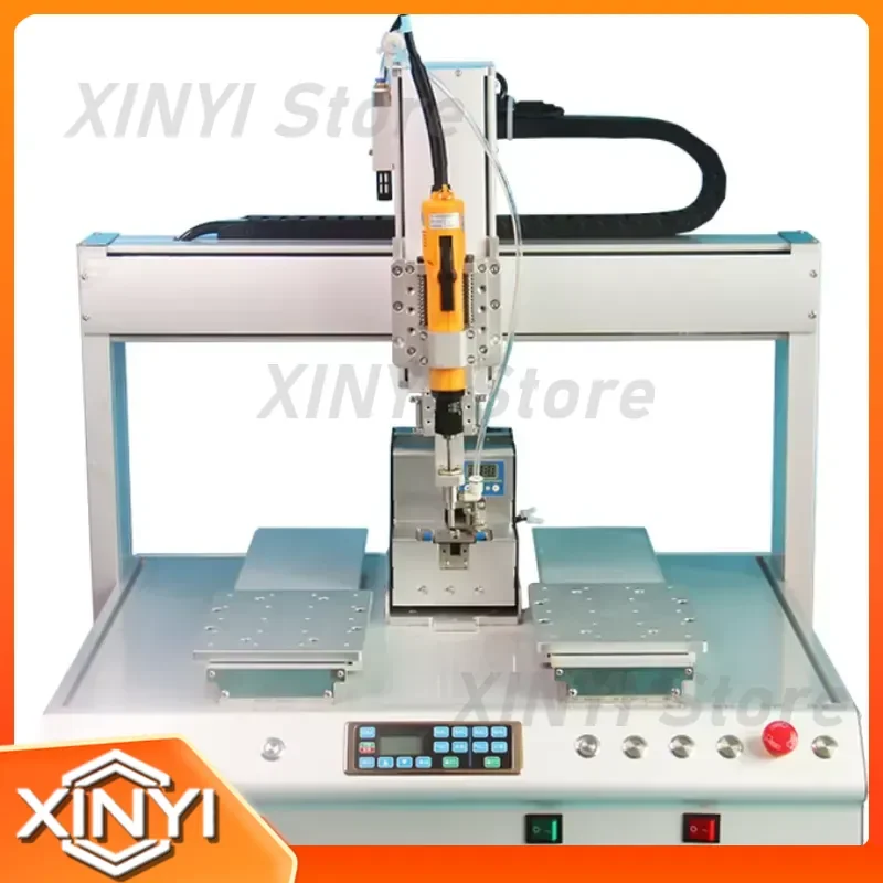 Auto Screw Fixed Mobile Phone Desktop Automatic Screw Lock Machine Fixing with Double Sys Screw Tighten Machine