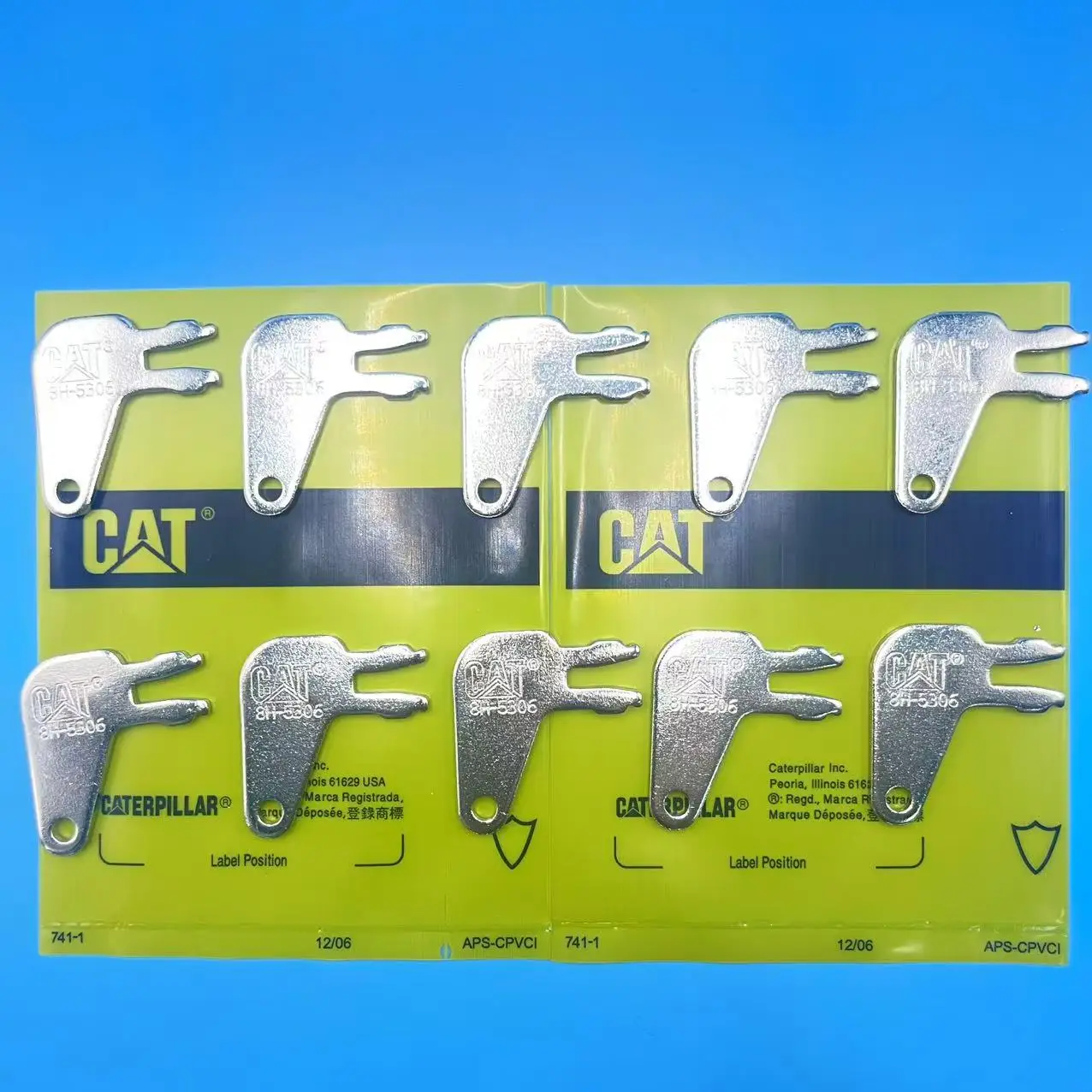 

10PCS Keys 8398 8H-5306 Is Suitable for CAT 8H5306 Main Disconnect Key 931B 931C 933 933C 935B 935C 939 939C 941 943 951B