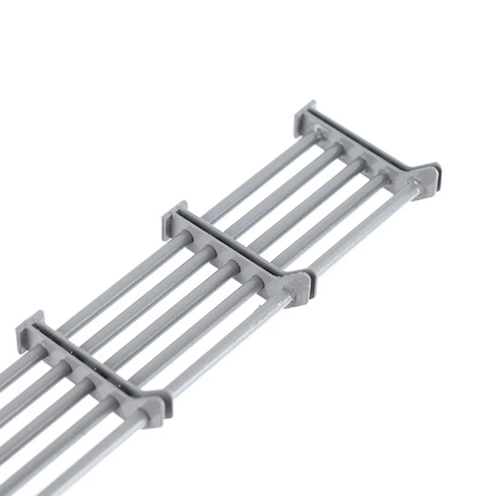 HO Scale Road Barrier Model for Train Layouts Garden Miniatures Diorama ABS 1/87 20.3x1.8cm and 1/64 20.3x2.5cm Two Options