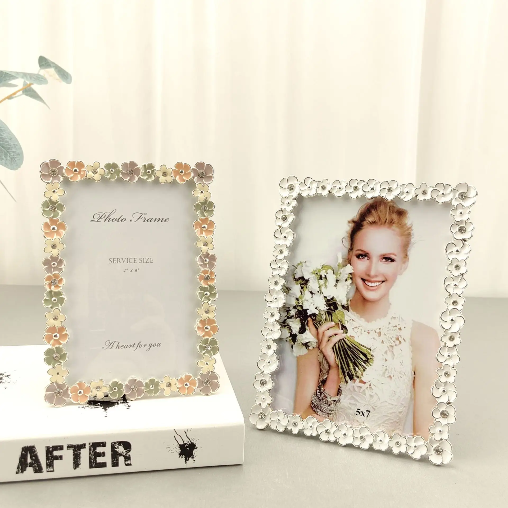 Modern Decorative Wall Frame Picture Frames Personalized Gifts Picture Frames Desk Decorating Supplies Marcos Fotos Home Decor