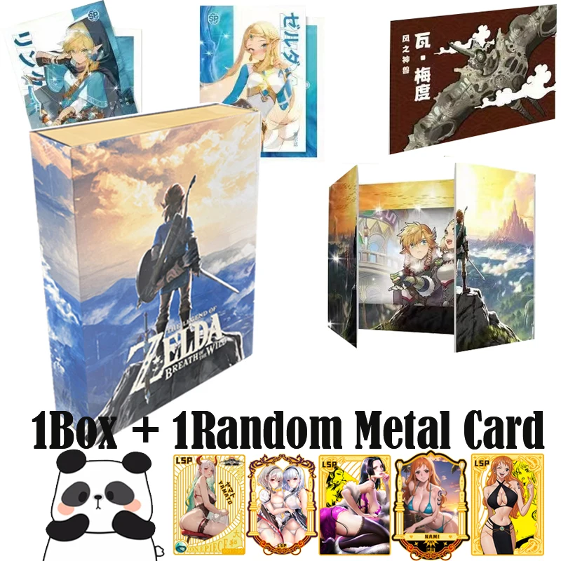 Hot Game Collection Card Zelda: Adem Van De Wilde Hobby Ccg Doujin Booster Box Kinderen Speelgoed Verjaardagscadeaus