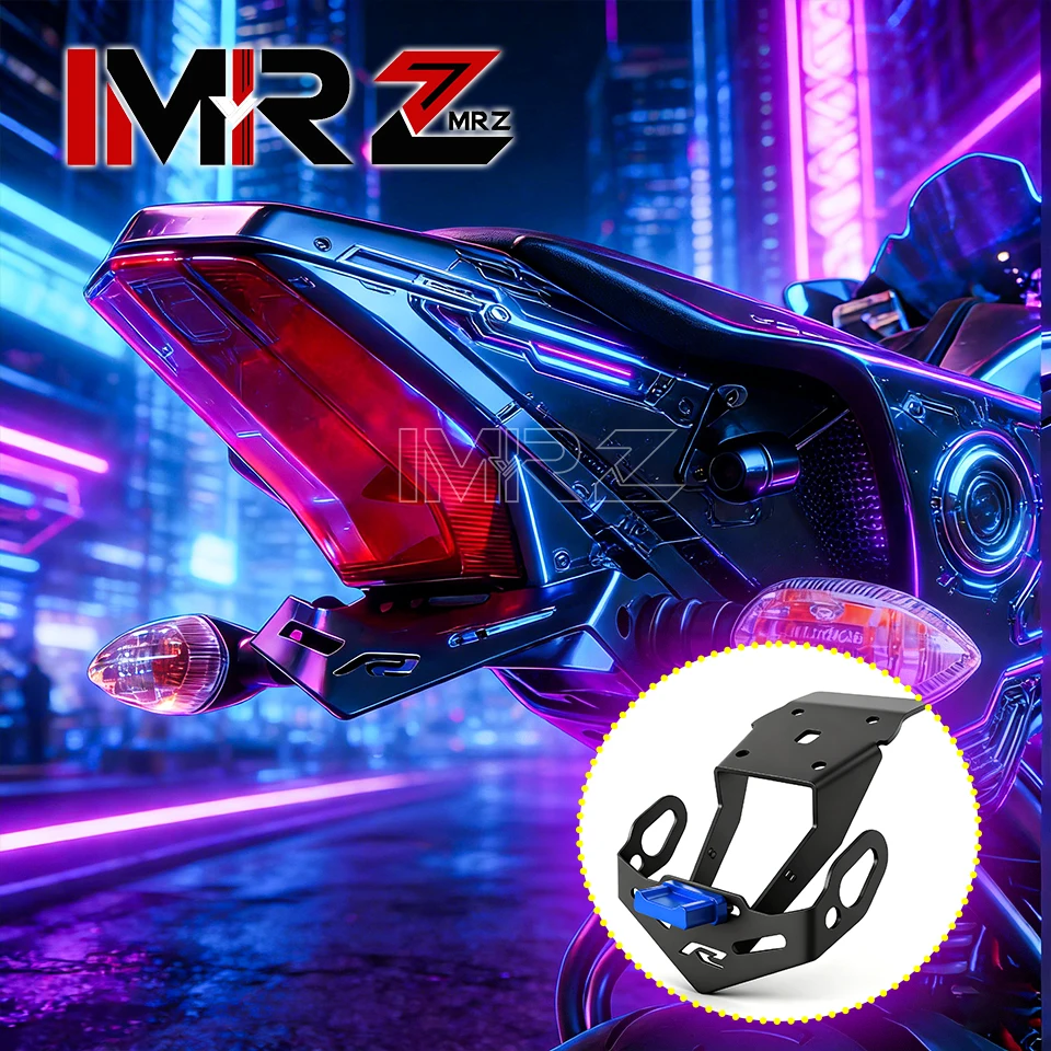 Soporte de matrícula trasero para motocicleta, eliminador de guardabarros, piezas para YAMAHA R15 V3 YZF15 YZF R15 2017-2023