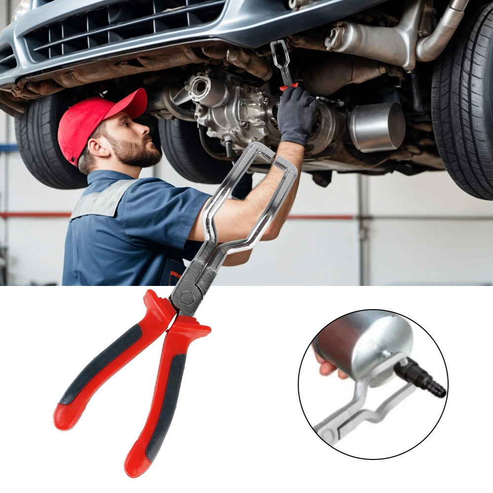 필터 호스 분리 분리 수리 도구, 스틸 연료 튜브 플라이어, 자동차 가솔린 파이프 조인트 피팅, 캘리퍼스 제거 플라이어