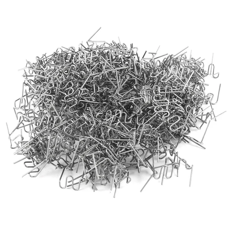500PCS Cucitrice A Caldo Graffette Per Saldatore di Plastica Riparazione di Plastica Standard Pre Cut Onda Graffette Saldatura Paraurti Auto Paraurti Riparazione