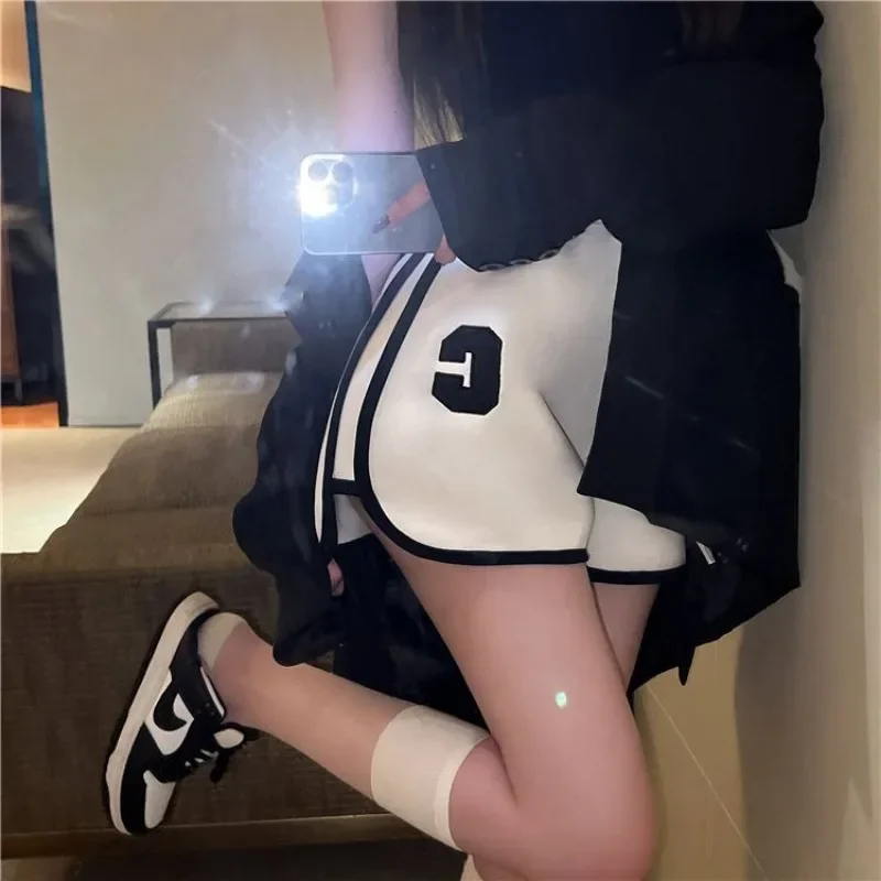 Pantaloni corti da corsa Donna Sport Pantaloncini sportivi estivi per donna Fitness Palestra Designer da donna Y2k Harajuku Stile coreano Casual Hot