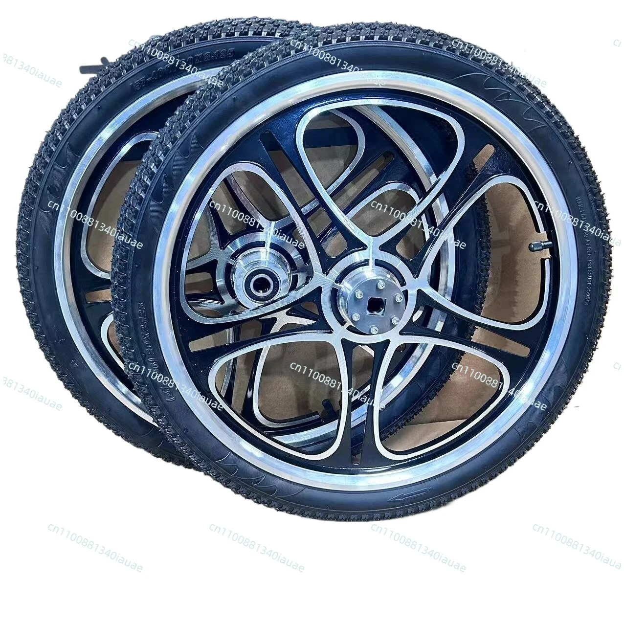 

Усиленные колеса для трехколесного велосипеда, передние и задние колеса для модифицированных автомобилей, мопедов, рикш, из алюминиевого сплава, 16 и 20 дюймов, для пожилых людей