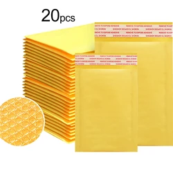 20pcs Shipping Bags Bubble Mailer Bag Self Sealing Express Shockproof Anti Drop Envelope Waterproof Small Business Supplies