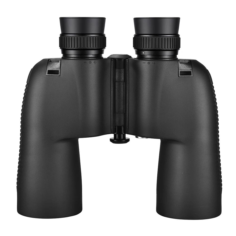 10x50 High Power Marine Binoculars IPX7 Waterproof Telescope with Compass Distance Measurement Reticle BAK4 Optics for Boating