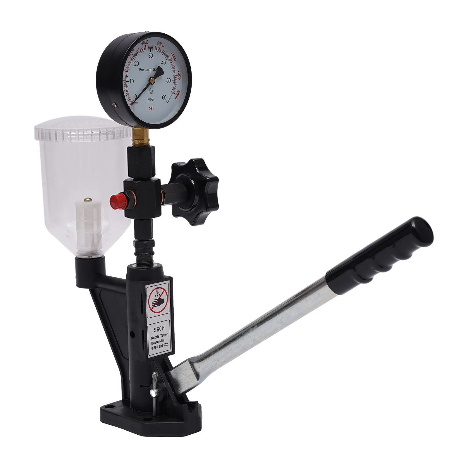 Common Rail Injector Tester Kit + S60h Fuel Nozzle Cr-C Multifunction Diesel Injector Tester Electromagnetic Injector Testor