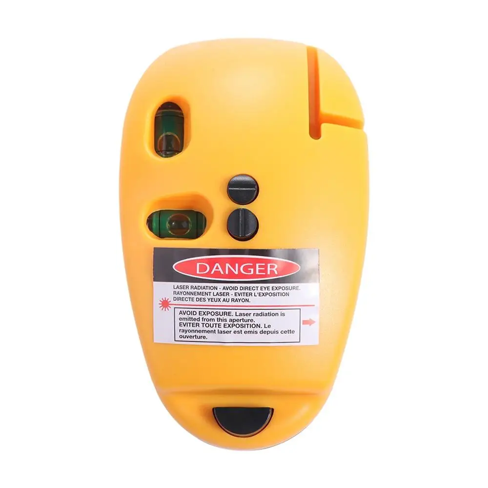 Verticale muis Laserwaterpas Horizontale lijnnivellering Rechte hoeklaserniveau Waterpas Muistype 2-lijnen laserniveaus