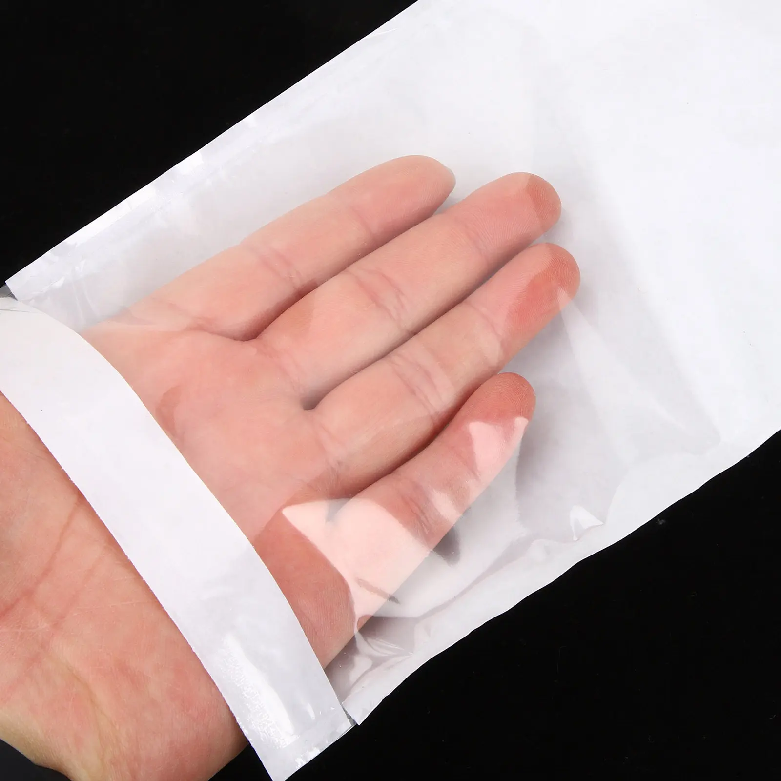 100Pcs Shipping Packing List Sleeve Clear Adhesive Shipping Label Envelope Transport Label Pouch Small Business Supplies