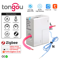 Tuya Smart Zigbee Energy Meter 1-50A, Real-Time Power Monitor, Works with Home Assistant/Smart Life TONGOU