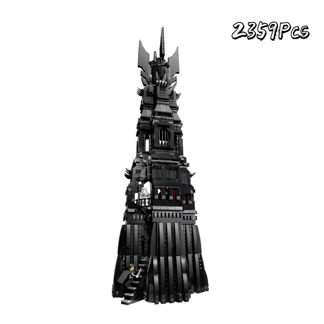 5471Pcs 2024 New 10333 Black Tower Dark Model Building Blocks Kit Bricks MOC Toy for Boys Adult Birthday Gifts