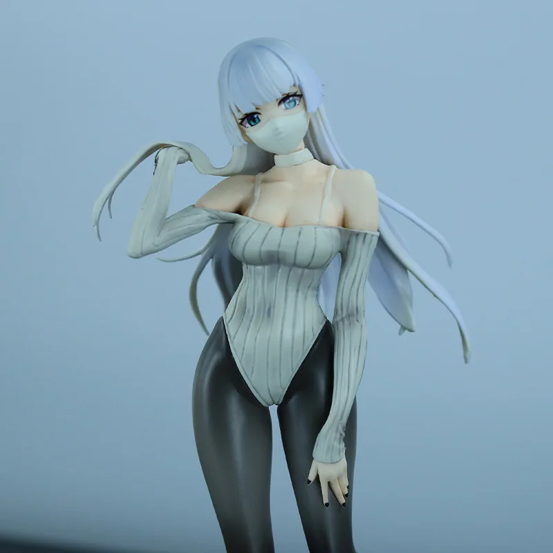 

YD Original Illustration IVY Figure Sneakers, High Slit Skirt & Mask,Boxed Figurine, Anime Peripheral, Collectible Toy
