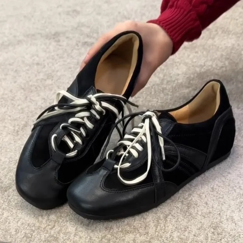 

Women's Sports Shoes Fashion Genuine Leather Training Shoes Designer Shoes for Women Spring Running Sneakers Zapatos De Mujer