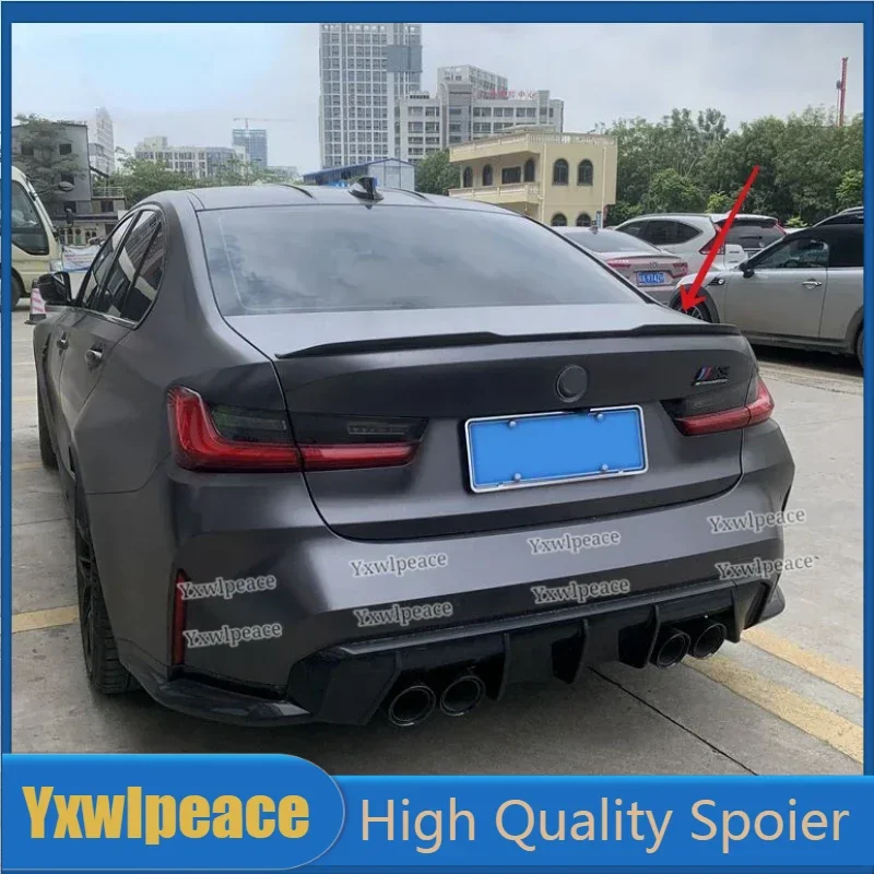 

For BMW G20 G28 M3 New 3 Series 320i 325i 328i 2019 2020 2021 2022 ABS Plastic Rear Trunk Lip Spoiler Car Accessories