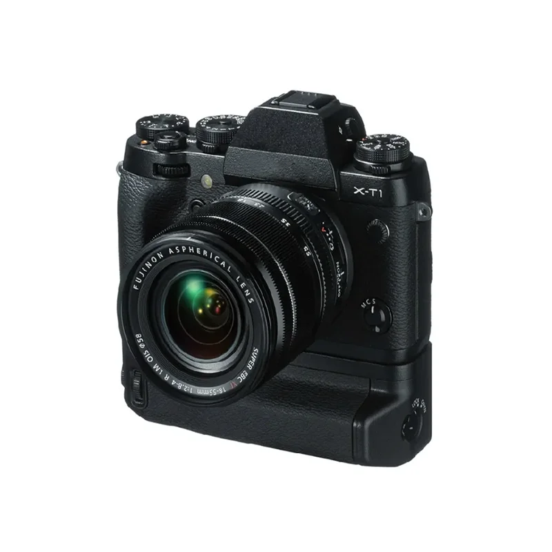 قبضة MEIKE Pro اللاسلكية لجهاز التحكم عن بعد Fuji X-T1|2.4G + بطارية مزدوجة EN-EL15 بديلة مع أجهزة تحكم عمودية