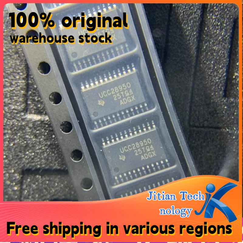 10PCS 100% New UCC28950PWR logo UCC28950 TSSOP-24 Switch Controller Channel direct sales