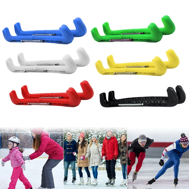 2024 Nieuwe 1 Paar Schaats Guard Schaats Blade Cover Skate Blade Protector Verstelbare Skate Guards voor Hockey of Figuren Schaatsen