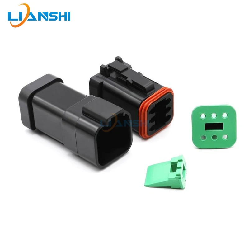 6 Pin DT04-6P-E005 DT06-6S-E005 Automotive Waterproof Male Female Plug Connector For Car Truck Engine Wire Harness