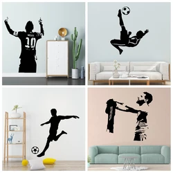 1 pc football  papel de parede adesivo Wall Sticker Pvc Removable For Kids Rooms Decoration Mural Custom