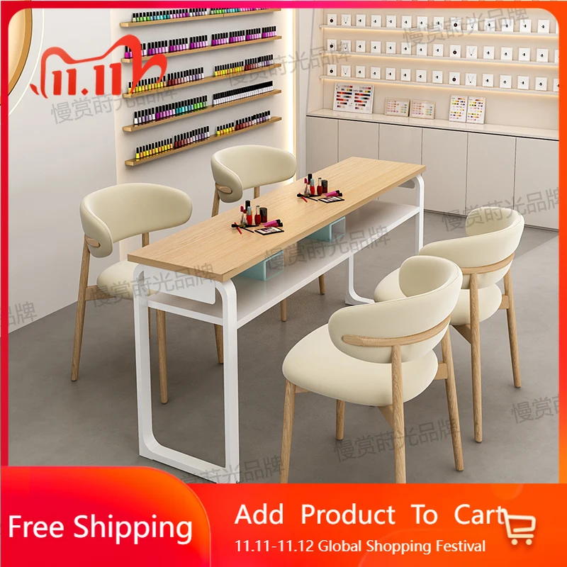 

Compact Storage Nail Table Professionals Chair Nordic Nail Table Beauty Tavolo Skincare Scrivania Per Unghie Unique Furniture
