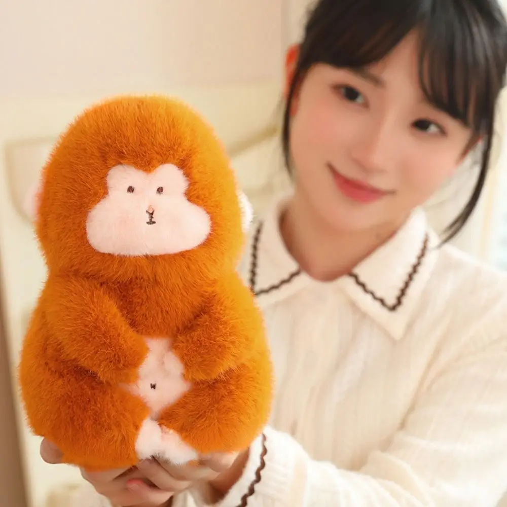 Boneka monyet simulasi hewan monyet monyet monyet emas gorila mewah mainan mewah bulu monyet 22/32cm boneka monyet emas lembut