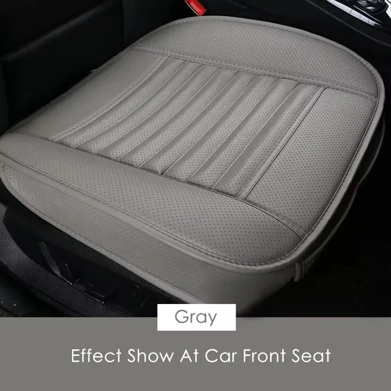 Universal Car Seat Cover Breathable PU Leather Pad Mat For Auto Chair Cushion Car Front Seat Cover Four Seasons Anti Slip Mat - Image 4