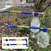 High Pressure Air Pump Garden Manual Sprayer Adjustable Beverage Bottle Bottle Drink Adjustable Spray Nozzle Sprayer Head H1G0