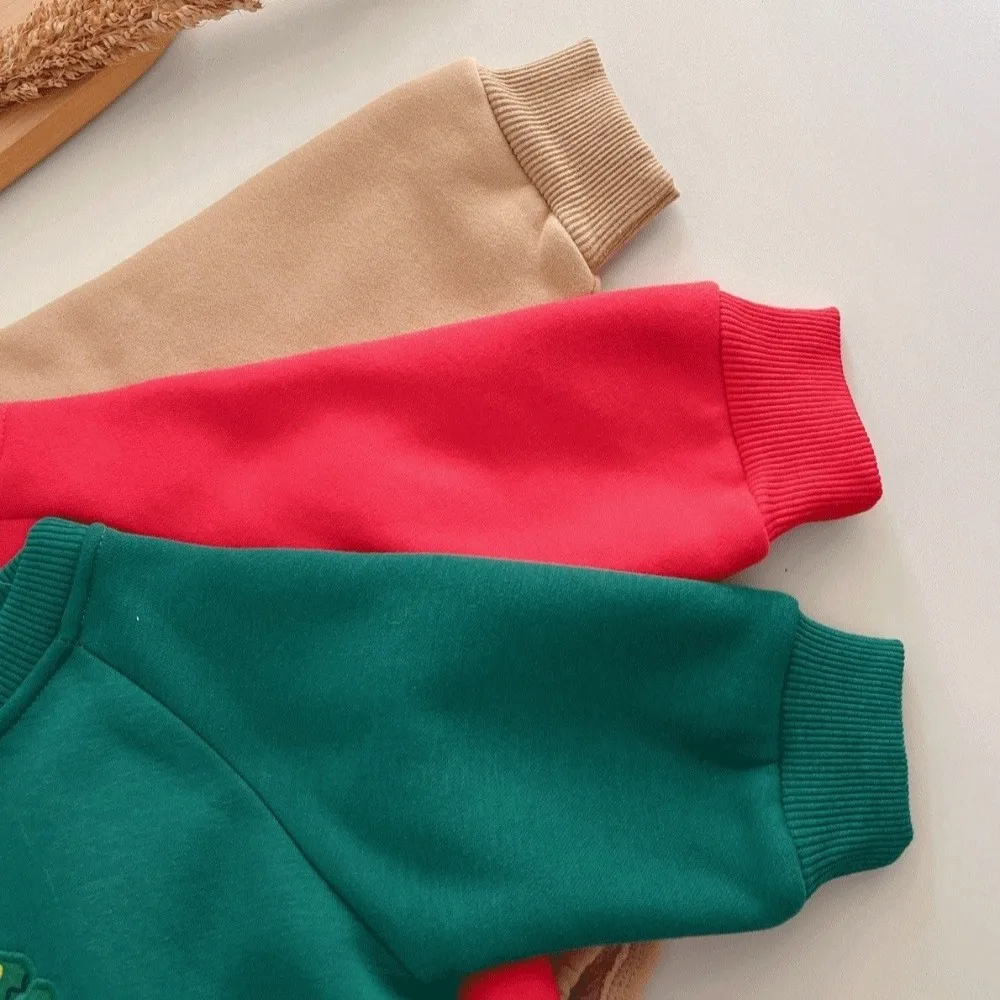 High Quality Thickened Rompers Warm with Hat Toddler Sweatshirt Costumes Clothes Autumn Winter