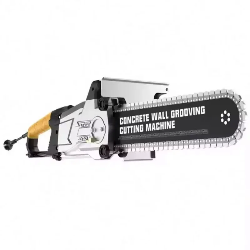 Multifunctional Portable Electric Chain Cutting Saw Wall Grooving Stone Cutting Chainsaw Reinforced Concrete Saw Cutting Machine