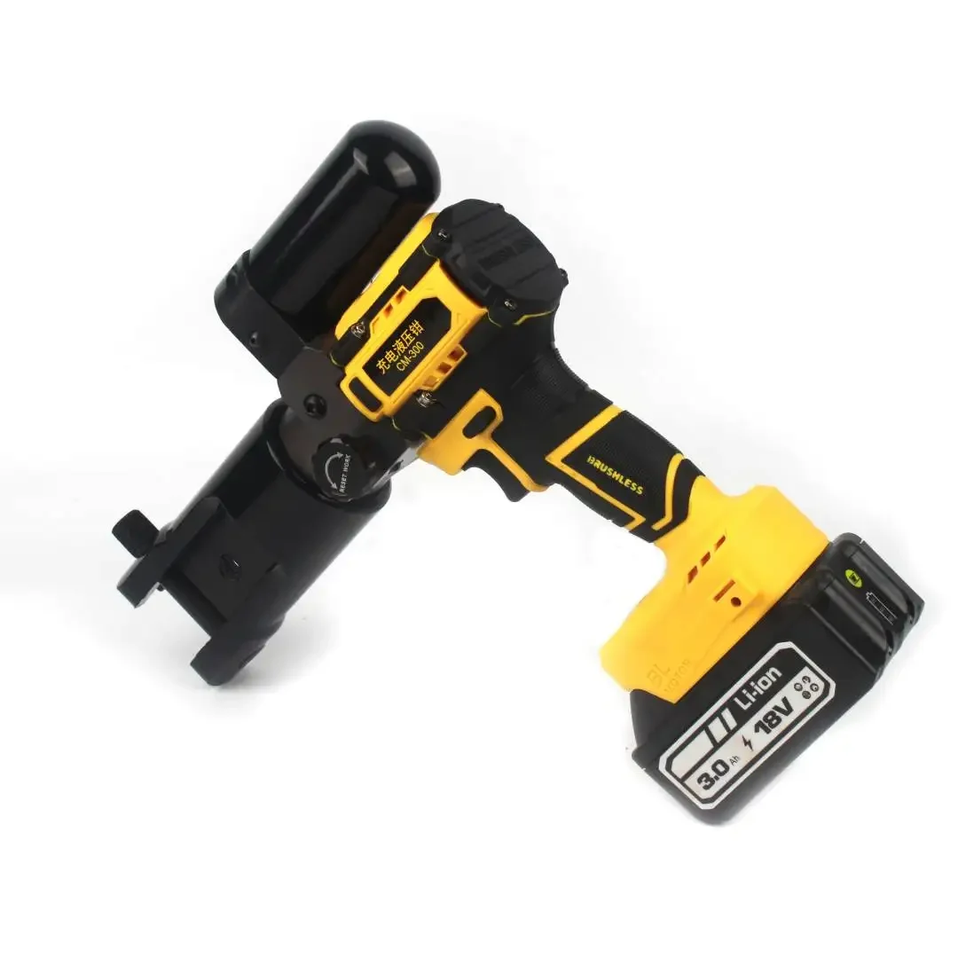 CM-300 Rechargeable Hydraulic Pliers Battery Crimping Press Tool for Construction for Hydraulic Applications