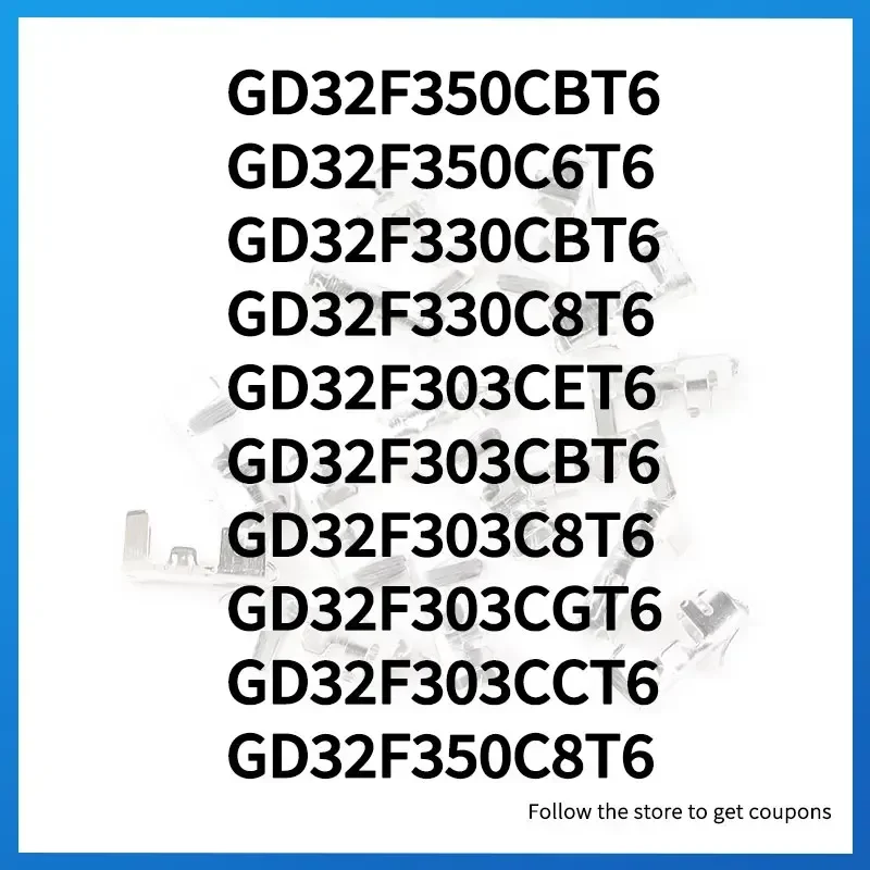 

GD32F350CBT6 GD32F350C6T6 GD32F330CBT6 GD32F303CET6 GD32F303CBT6 GD32F303C8T6 CGT6 CCT6 C8T6 GD32F330C8T6/TR Black casing