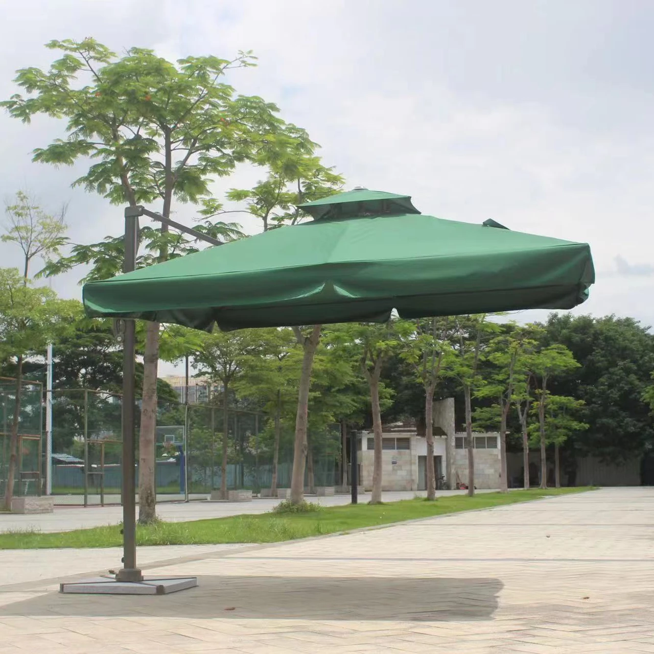 Sun Garden Parasol Aluminum Restaurant Large Retractable Outdoor Umbrellas Big Size Garden Umbrellas Parasols Taizhou