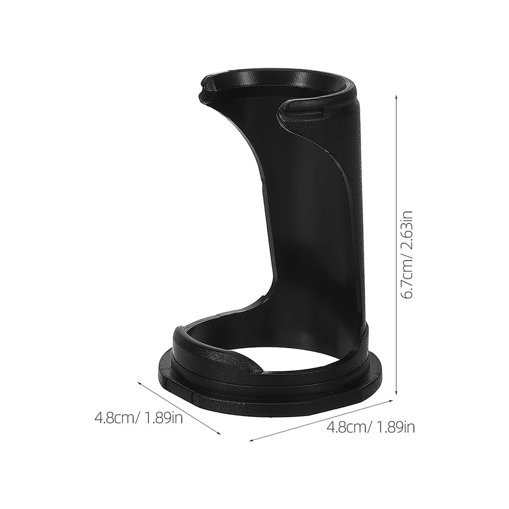 2 Stuks Compacte Plastic Scheerkwast Houder Voor Mannen Draagbare Baard Grooming Tool Organizer Desktop Stand Scheermes Scheerkwast Rack