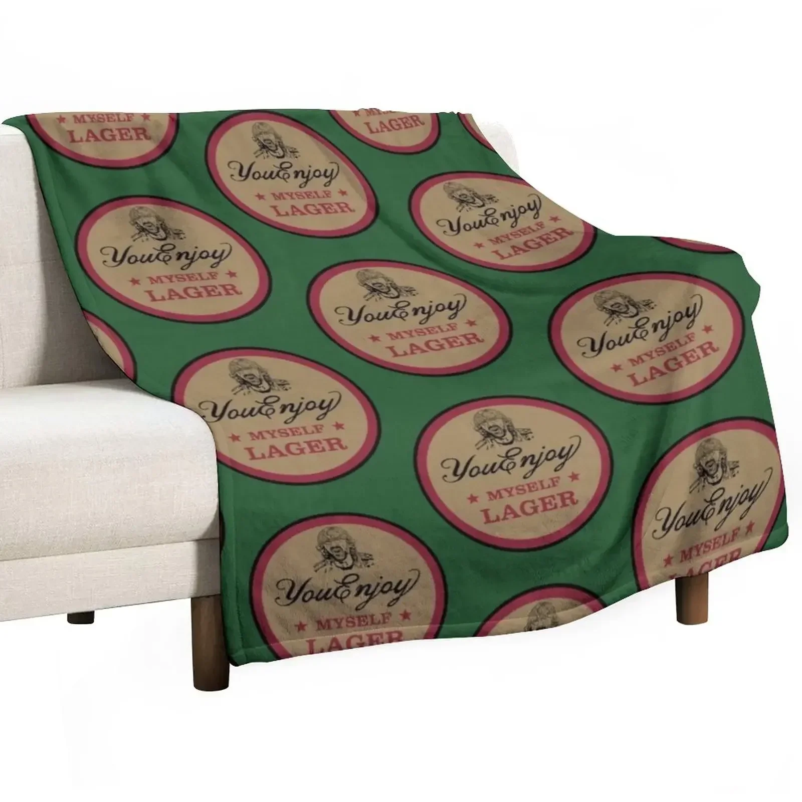 

You Enjoy Myself Lager Throw Blanket Vintage blankets ands Luxury Brand Blankets