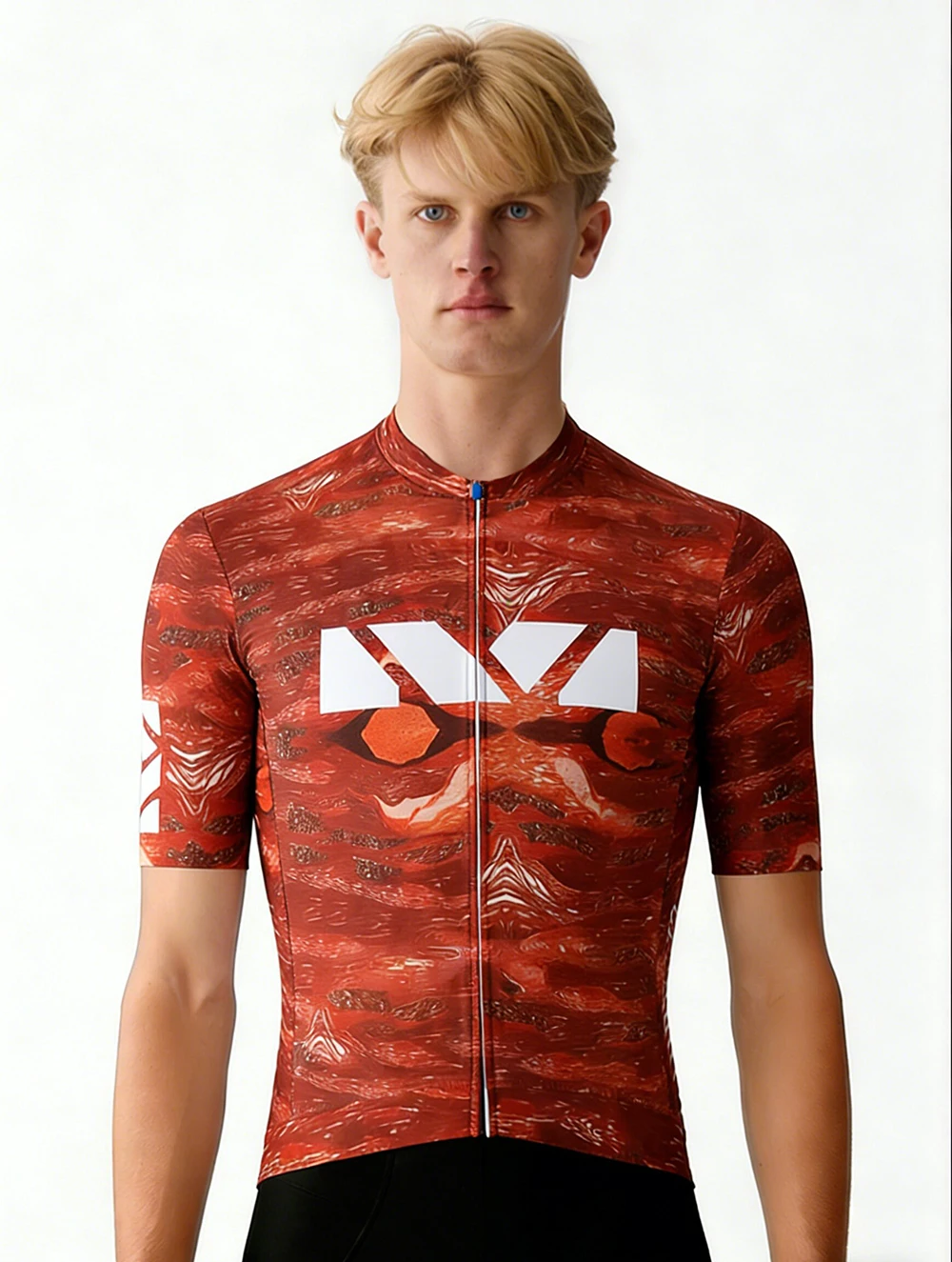 

Summer Men's Short Sleeve Cycling Jersey Team Custom Logo Breathable Quick Dry Moisture Wicking Road Bike MTB Bicycle Shirt Outd