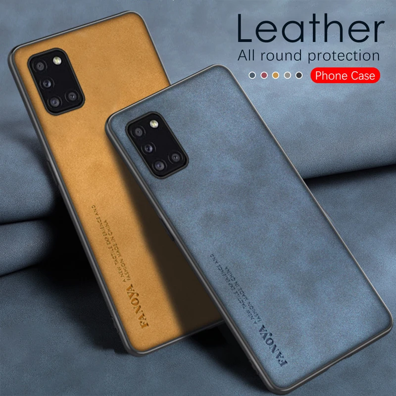 

Leather Case for Samsung Galaxy A31 A15 A25 A35 A55 A14 A24 A34 A54 A23 A51 4G 5G Luxury Silicone Protection Phone Cover Coque