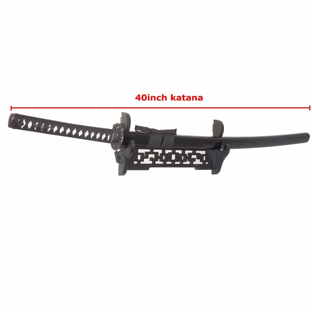 Velvet Padded Hollow Sword Holder Wall Mount Samurai Sword Katana Wakizashi Display Holder Stand Bracket Hanger 1-Tier