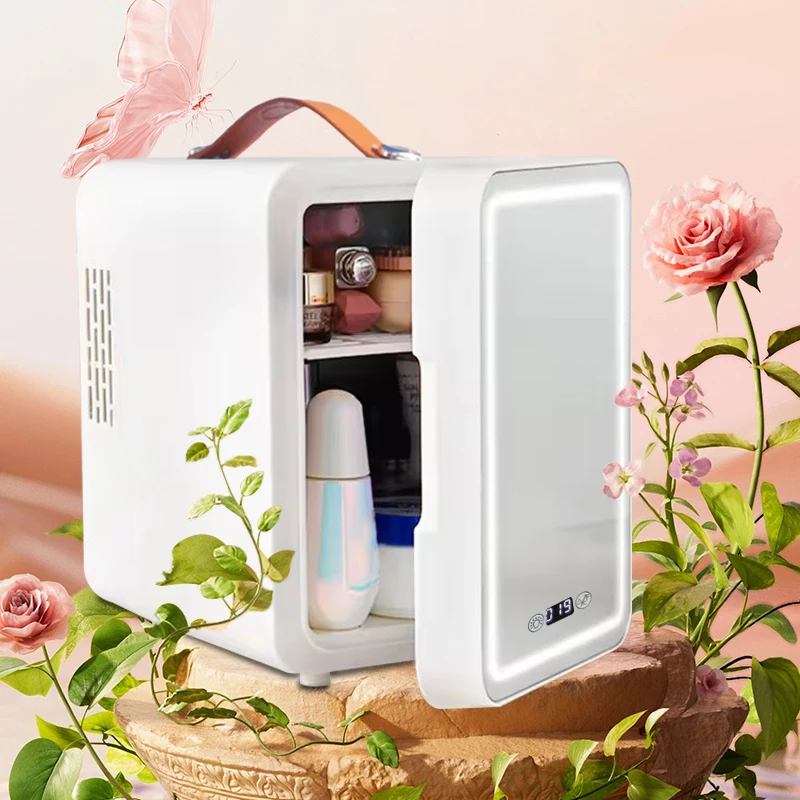 Skincare Digital Display Disinfect Cosmetic Portable Beauty 4L Refrigerator Counter Mini Makeup Fridge